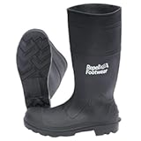 Galeton 11578-13 Repel Footwear Economy 15" PVC Waterproof Boots with Plain Toe&comma; Size 13&comma; Black