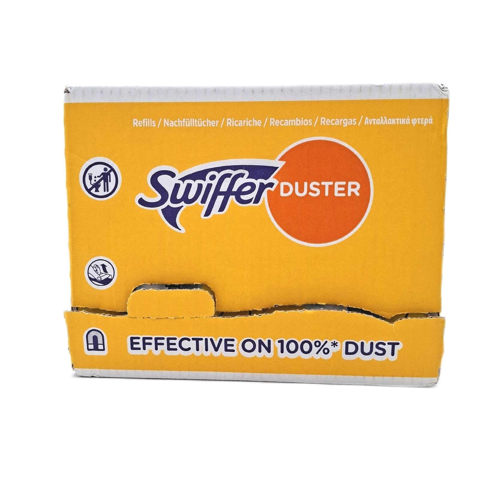 Swiffer Wkłady puchowe, łapanie i blokowanie 3 razy więcej kurzu i włosów/włosów niż tradycyjna kurtka puchowa, 54 sztuki (9 x 6)