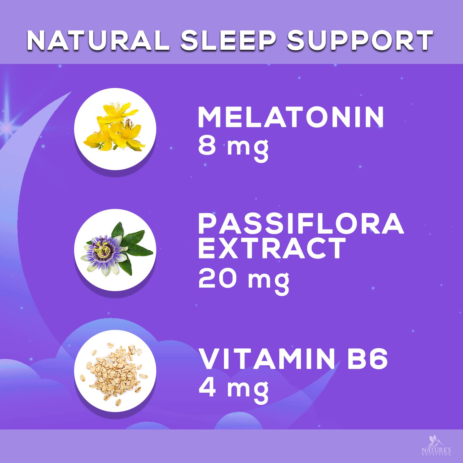 Buy Sleep Support Gummies Fast Acting Extra Strength Melatonin Gummy with B6 and Passiflora