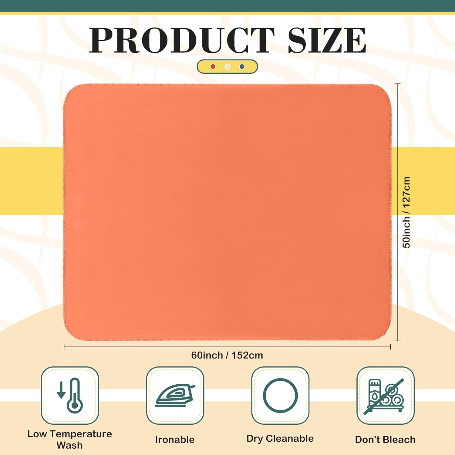 Oudain 36 Pcs Fleece Throw Blanket Bulk Soft Lightweight Fleece Blanket Warm Comfortable Blankets for Bed Couch Sofa Home Office 50 x 60 Inch(Green, Orange, Beige) - Image 2