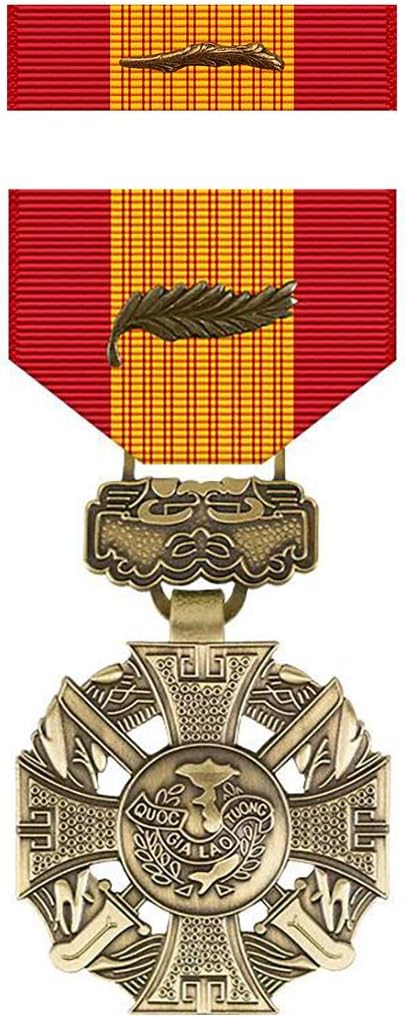 Vietnam Gallantry Cross with Palm Box Set in Presentation Case (As Issued by US Military)-Veteran Owned Business