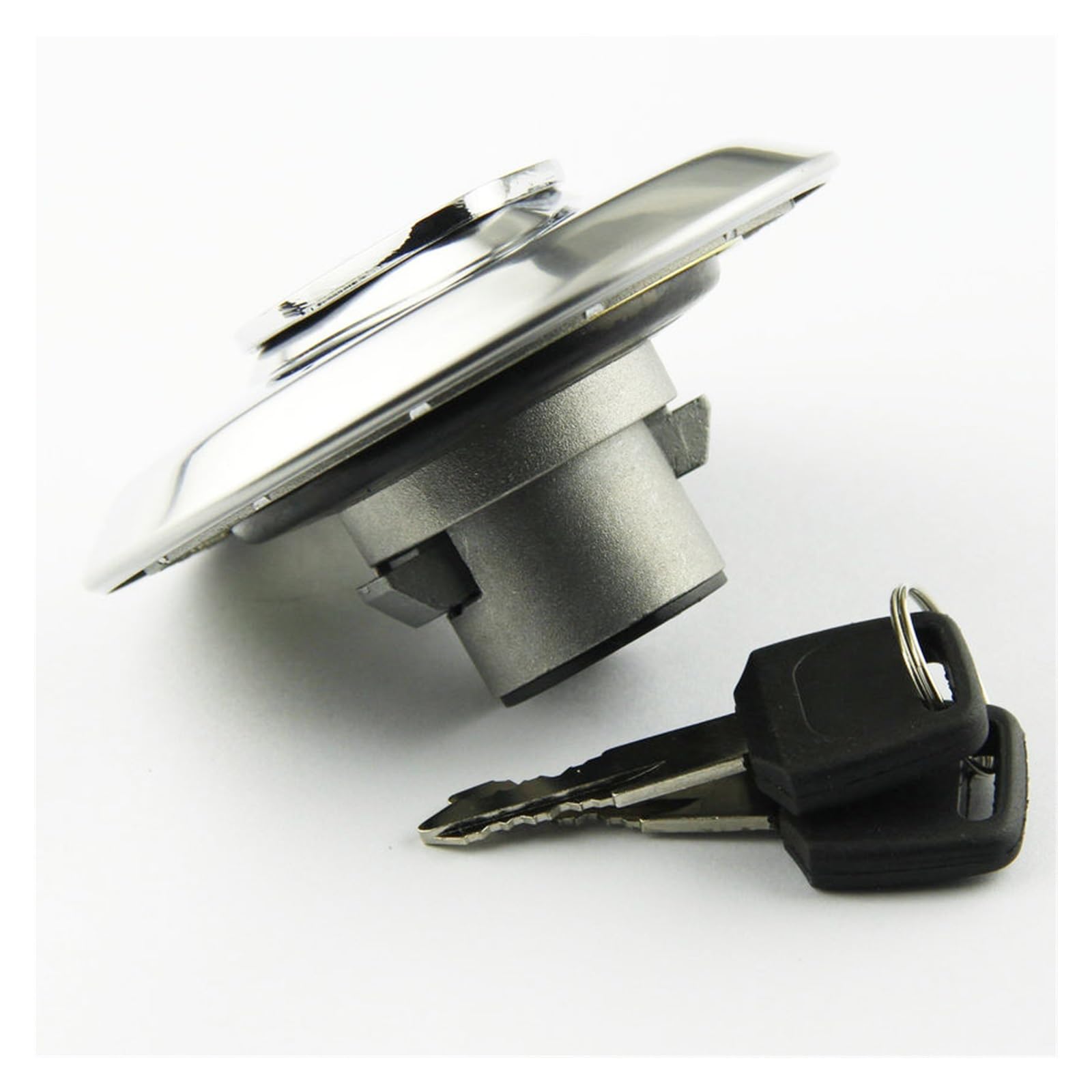 Bouchon Réservoir Essence Moto Avec Clé - Kit Universel Aluminium CG125 Avec Serrure Et 2 Clés