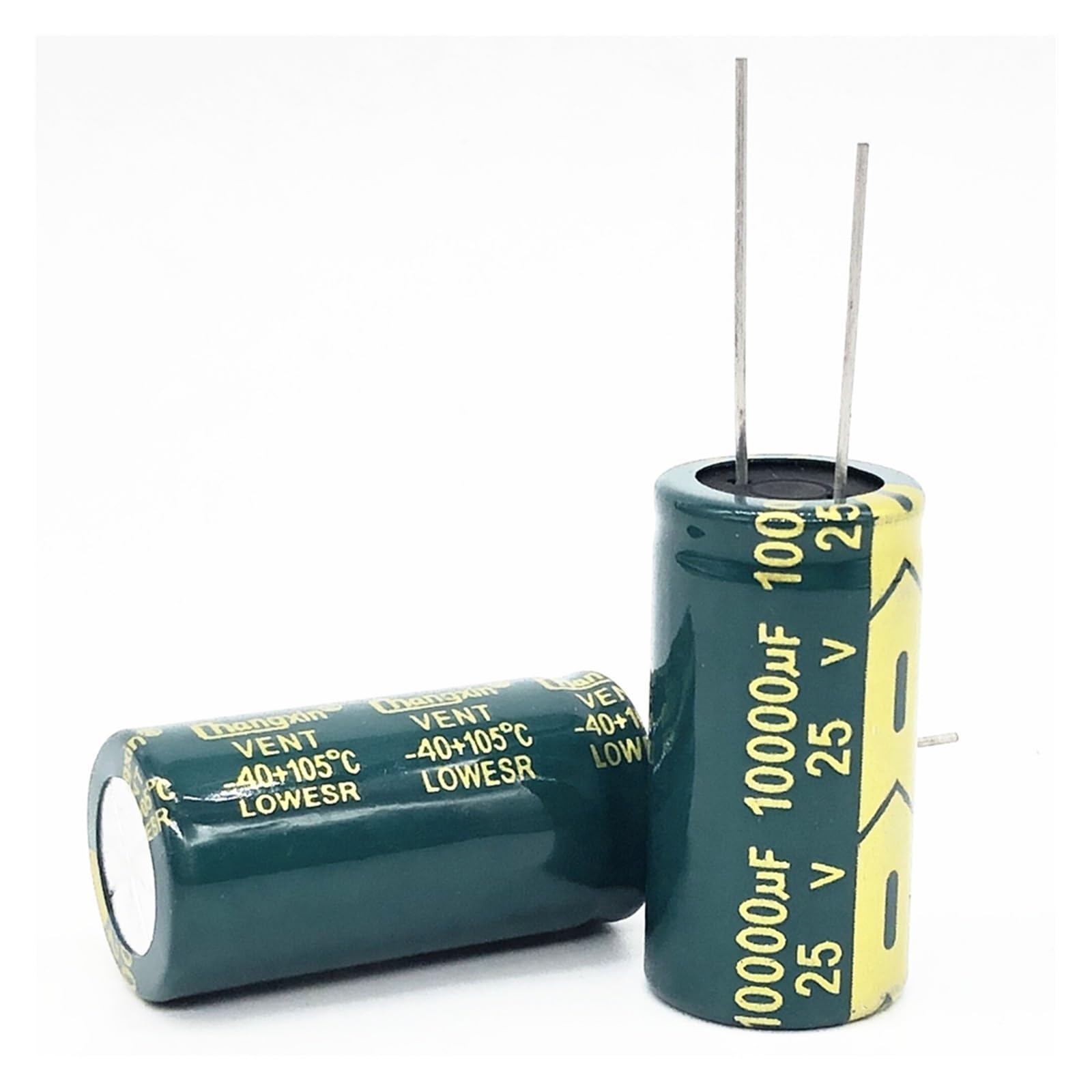 Condensateur aluminium 25V 10000uF à faible résistance pour alimentation
