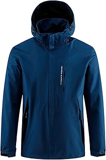 CUTeFiorino Outdoor Jacket Men's Winter Jacket Cotton Winter Parka Hidden Zip Hiking Jacket Hooded Jacket Thermal Jacket Windproof Ski Jacket Winter Cycling Jacket Winter Jacket M-3XL