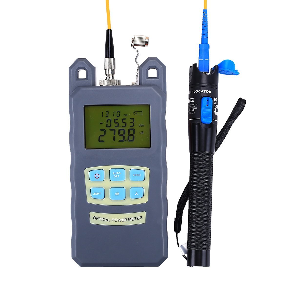 Compteur d'énergie Cruiser fibre optique -70 dBm ~ + 10 dBm Puissance et fibre optique Localisateur Visuel de Défaut de fibre optique Testeur de câble