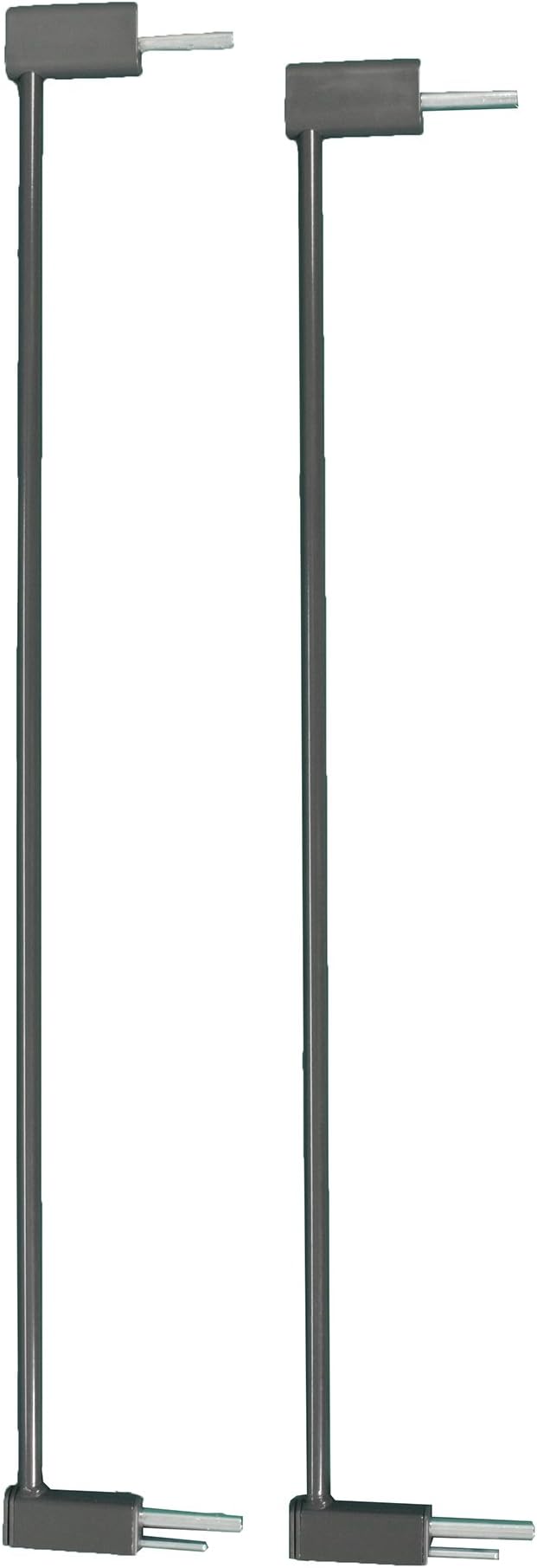 QDOS Designer GATE Extensions for Crystal and Spectrum Pressure Mount Baby Gates - Allows for use in Wider Door Openings - Each Extension adds 2.75" to The gate - Includes 2 Extensions | Slate