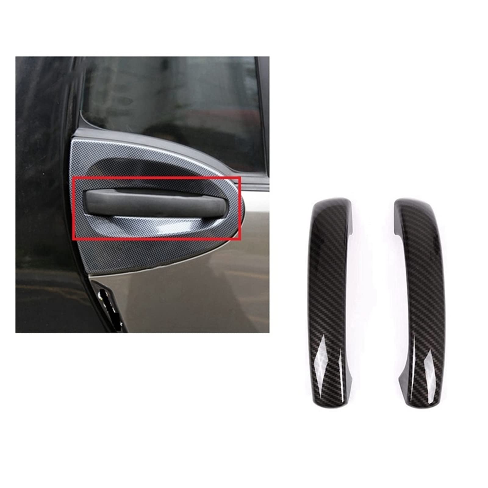 Türgriffabdeckungen Aus Kohlefaser Für Mercedes Smart 451 Fortwo (2009–2015)