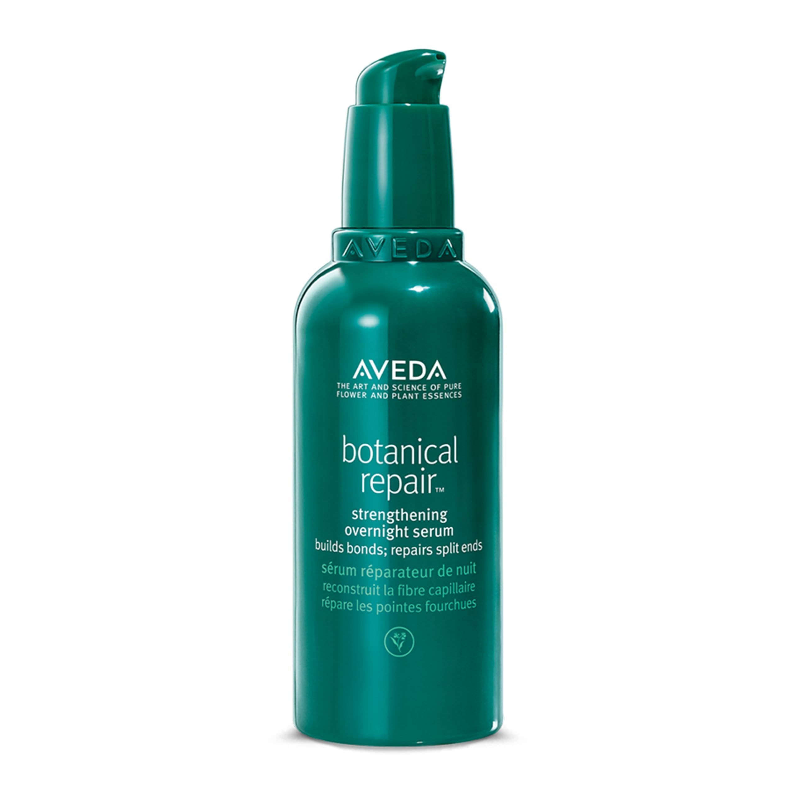 Aveda Botanical Repair Strengthening Overnight Serum | Bond-Building Hair Serum | Reduces the Look of Split Ends | Repairs Damaged Hair With Nangai Oil