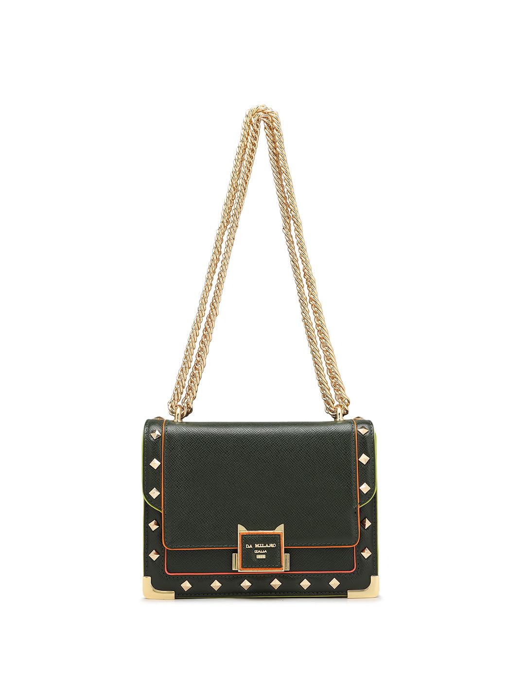 Da Milano Genuine Leather Green Shoulder Bag (00570B) (Small) (B0D9LJ4YD4) Amazon Price History, Amazon Price Tracker