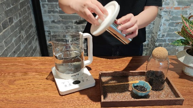 Tetera eléctrica con infusor y control de temperatura 1.5L miniatura 7