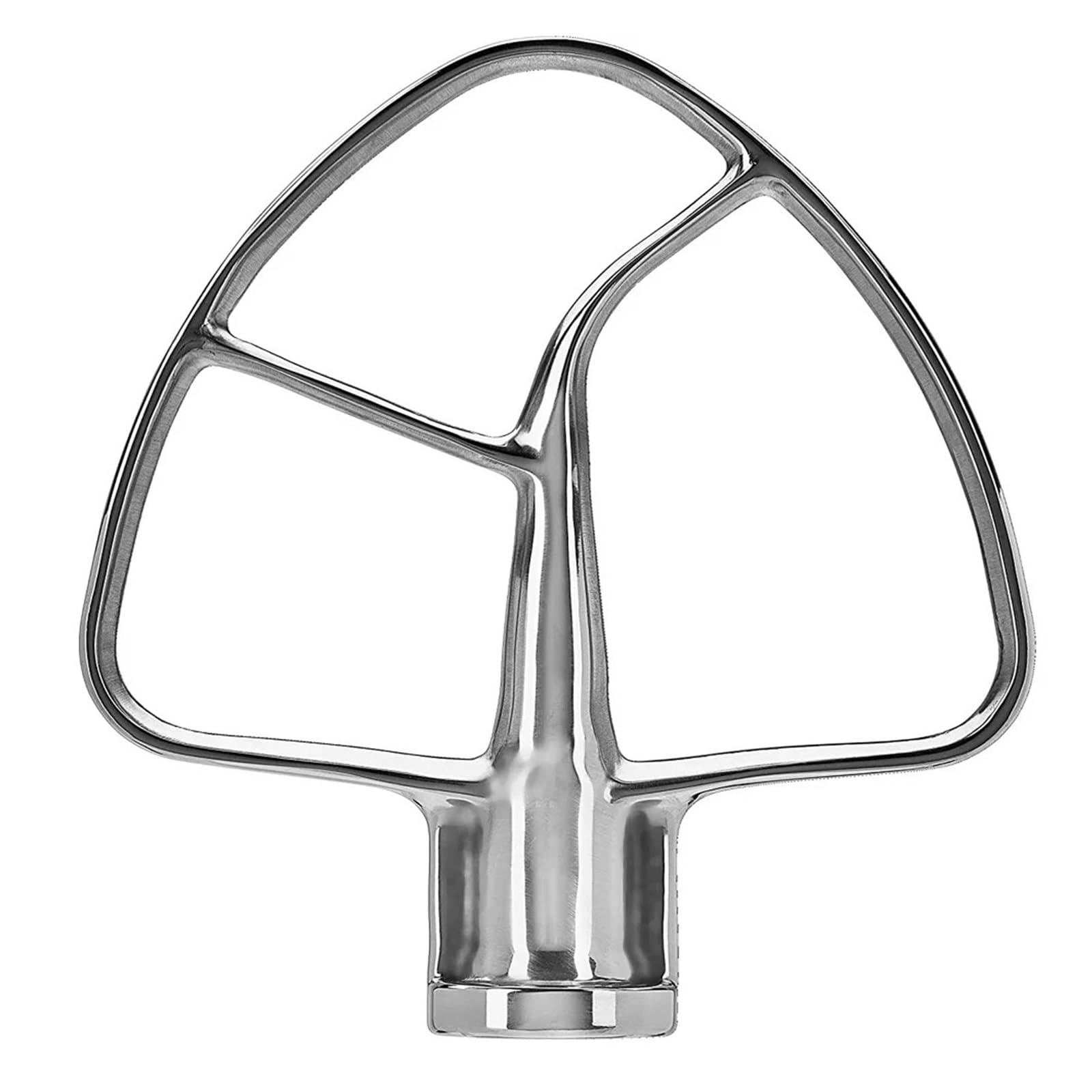 Batteur Plat En Acier Inoxydable, Compatible Avec Les Robots Pâtissiers KitchenAid À Tête Inclinable Et De 4,5 À 5 Pintes, Accessoire For Le Mélange À Pâtisserie