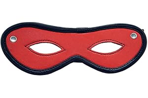 Premium Unisex-Adult's Blue Light Blocking Leather Open Eye Mask