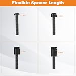 68Pcs Universel TV Kit à vis pour le montage du matériel - M4 M5 M6 M8 Vis, compartiments et rondelles pour la plupart des téléviseurs/moniteur VESA Montez, TV Monter les vis de remplacement avec la boîte jusqu'à 80"