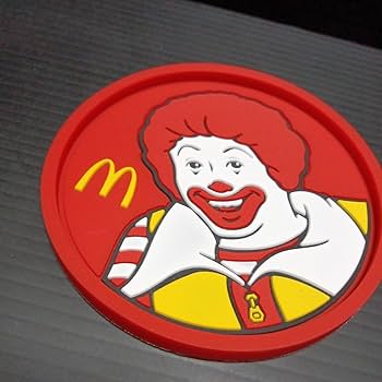 Amazon.co.jp: McDonald's「コースター 3枚」ドナルド ロゴ