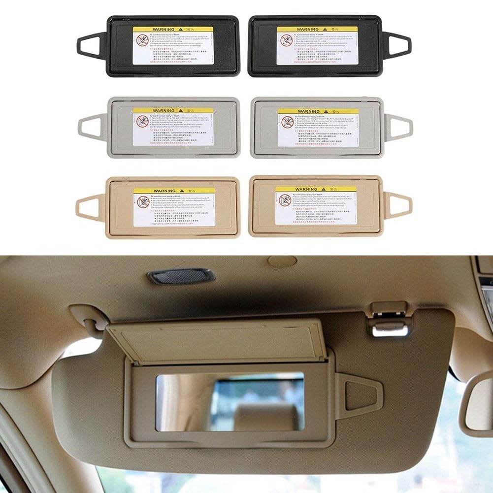 Elegante visiera parasole per specchietto retrovisore per Mercedes Classe S, adatta direttamente ai modelli dal 1998 al 2013 (beige destro)