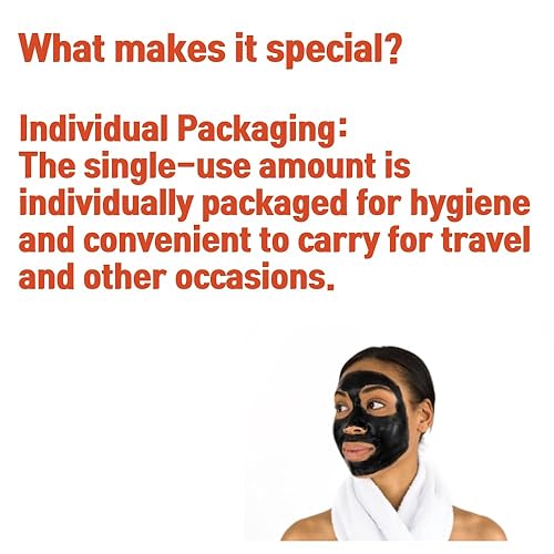 Miniatura 5 de Paquete de 24 mascarillas faciales de limpieza profunda, limpieza de poros e hidratante, no irritante, limpieza suave, segura incluso para toda la