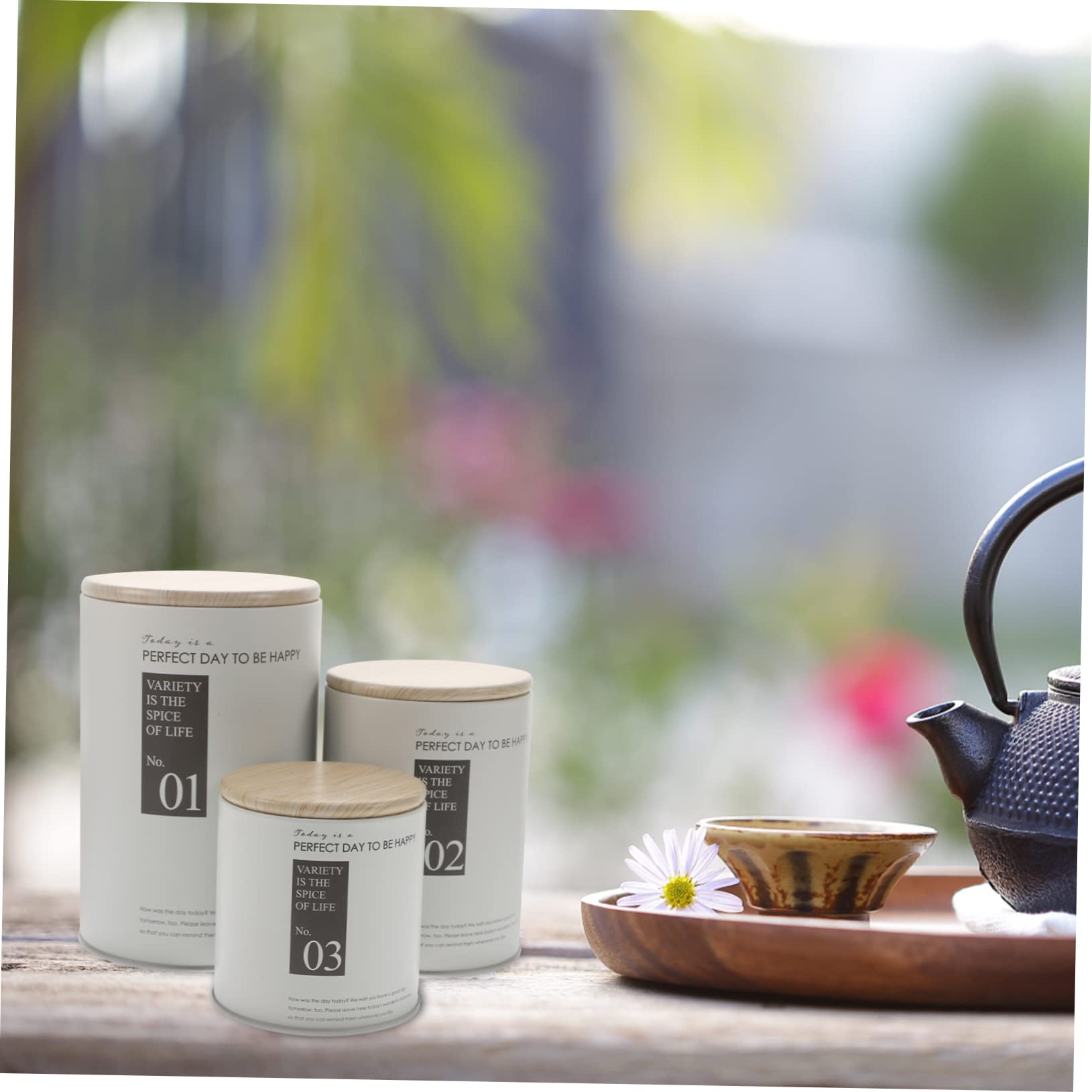 ３セット　キャニスター　珈琲、紅茶、お砂糖 Amazon｜Mikinona 3個鉄製 密閉式キッチンキャニスター 砂糖 コーヒー