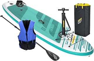 10ft Inflatable Stand Up Paddle Board 6" Hydro Force HuaKa'i SUP Set Pump Bag
