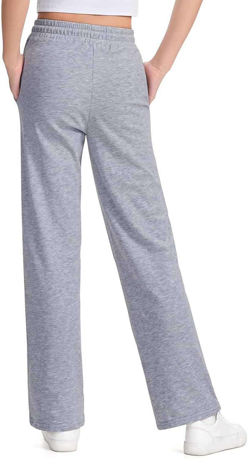 Girls Cargo Pants Kids Elastic Drawstring Waist Joggers Streetwear with Pockets 5 to 14Y