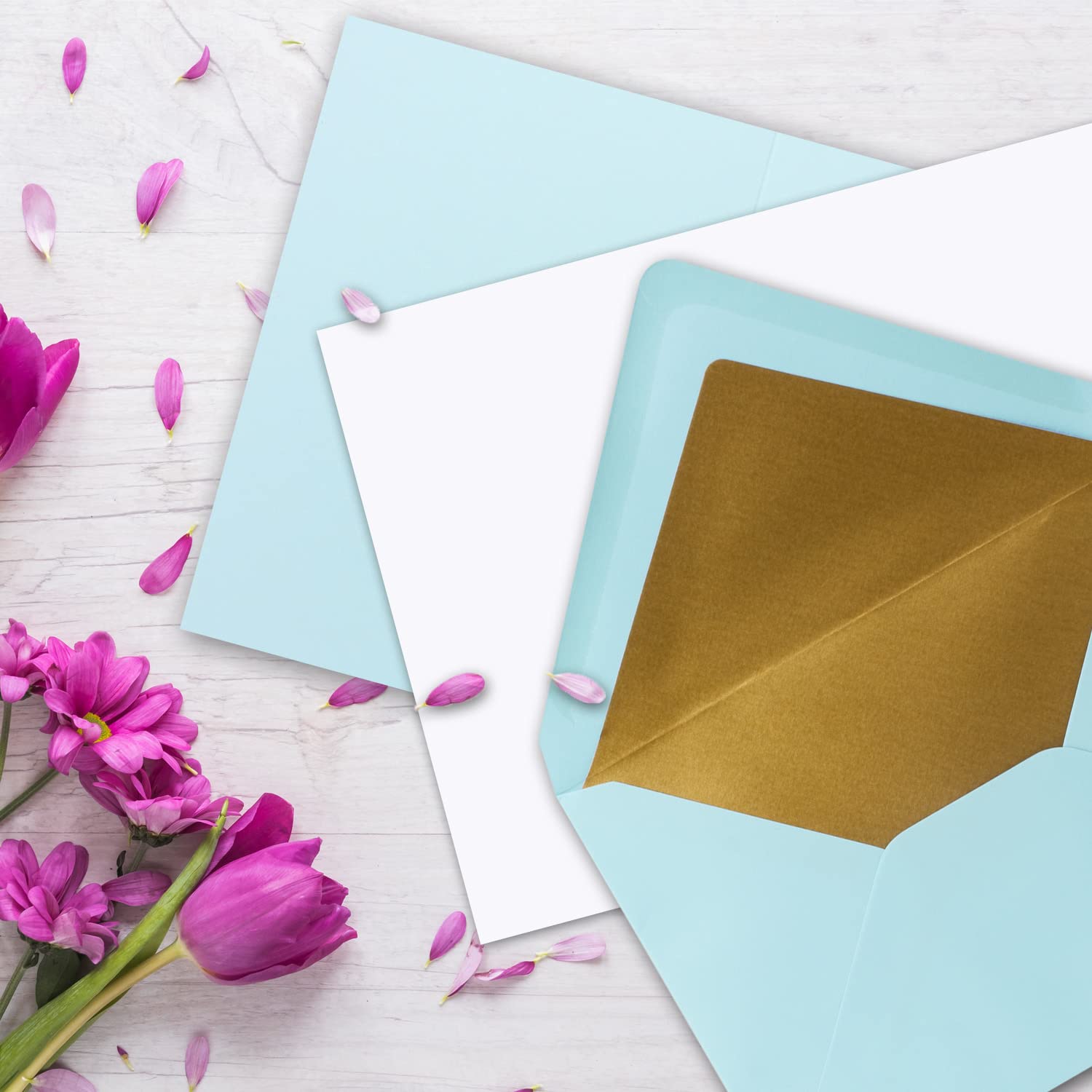 Sobres De Colores Tarjetas Y Sobres Azul Grisáceo DIN A5/C5 - Pack 50  Unidades | Invitaciones Bodas Cumpleaños Personalizables Tarjetas Sobres  Papel, image size:1500x1500