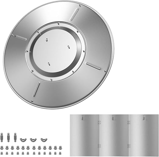 Patio Heater Deflector Shield Foldable Heat Focusing