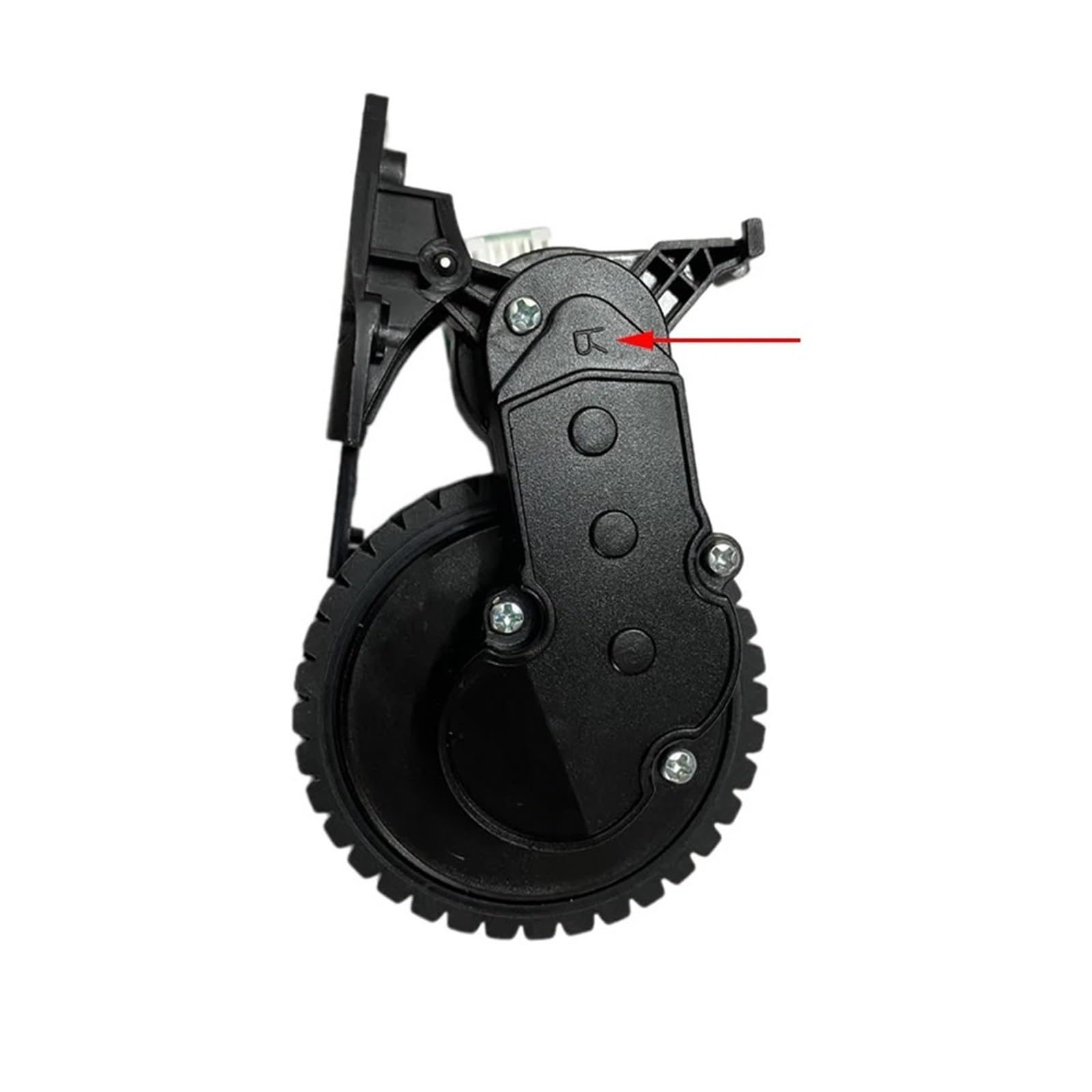 Genterun R Wheel Moto,Compatible Fo Proscenic,Lds D550 D500 Gt320 Obot Vacuum Cleane Parts Wheel Assembly Eplacement，Suitable Fo Various Surfaces(R)