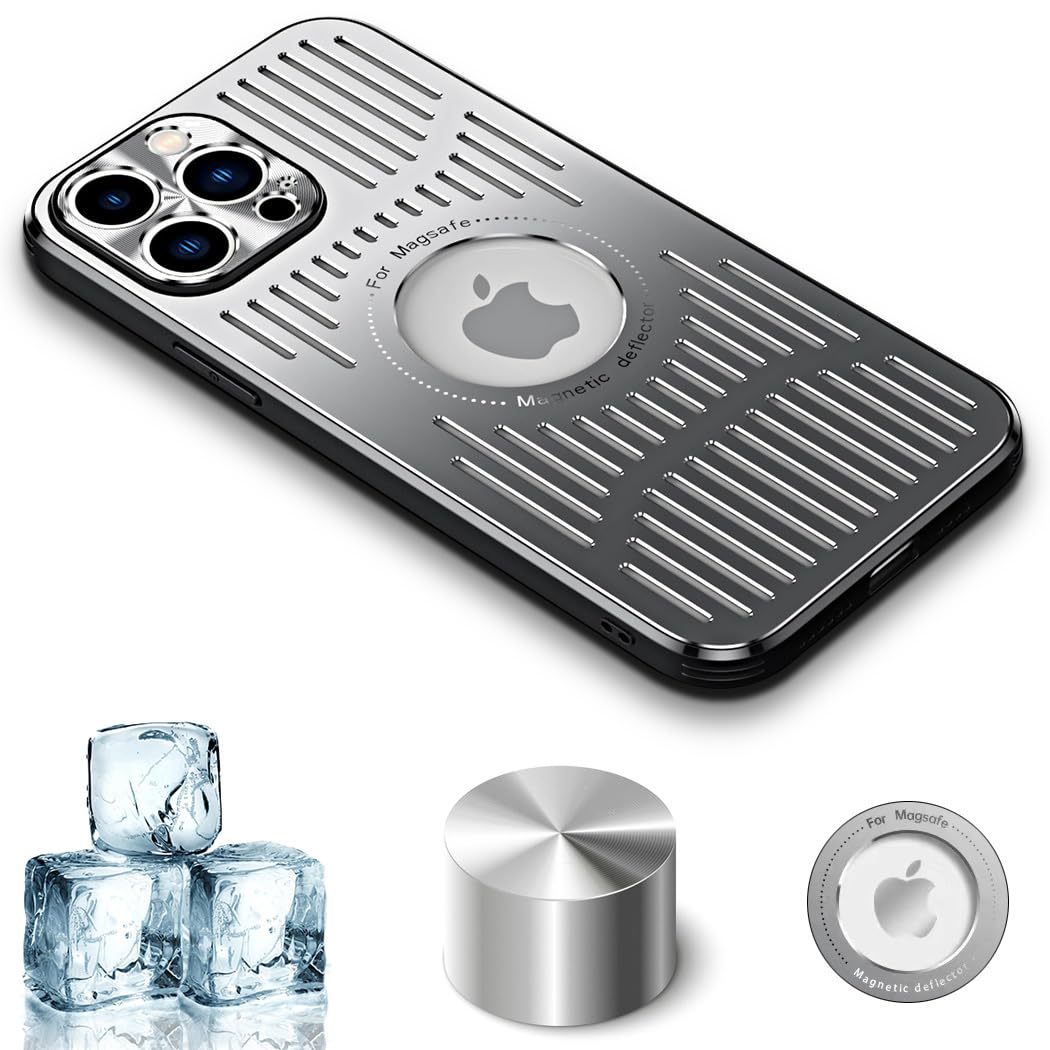 Amazon.co.jp: YUZOR iPhone 12Pro 用 ケース アルミ合金 冷却 放熱