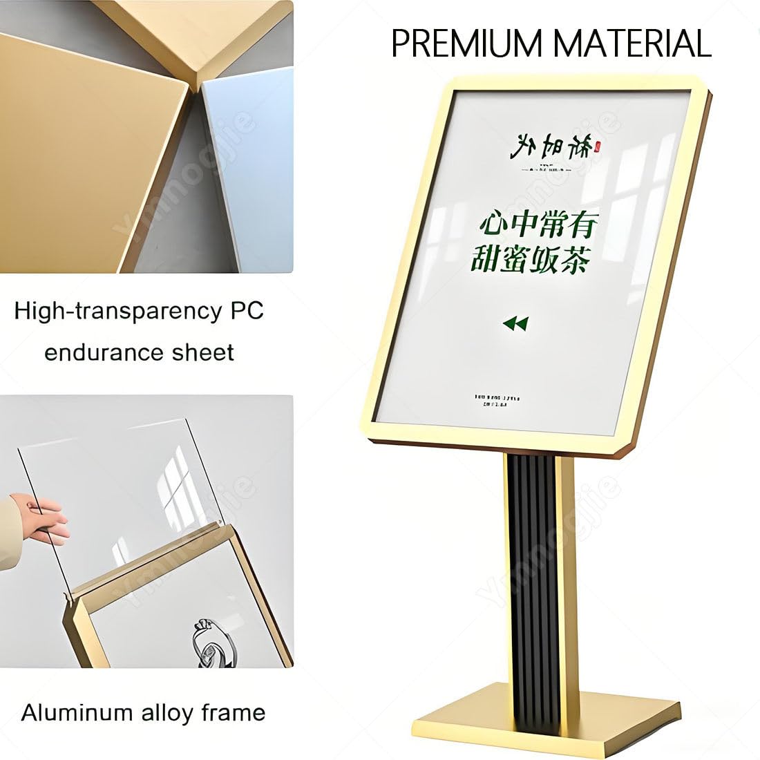 Soporte para Carteles,Pedestal Resistente Gold-50 * 70cm