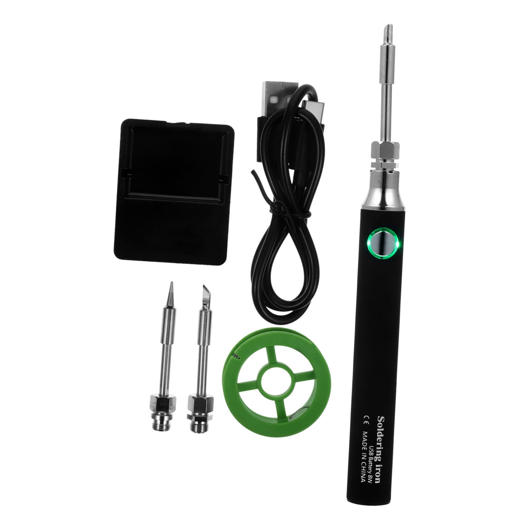 Fer à souder sans fil USB 5V portable en étain et alliage d'aluminium pour projet DIY et bricolage maison