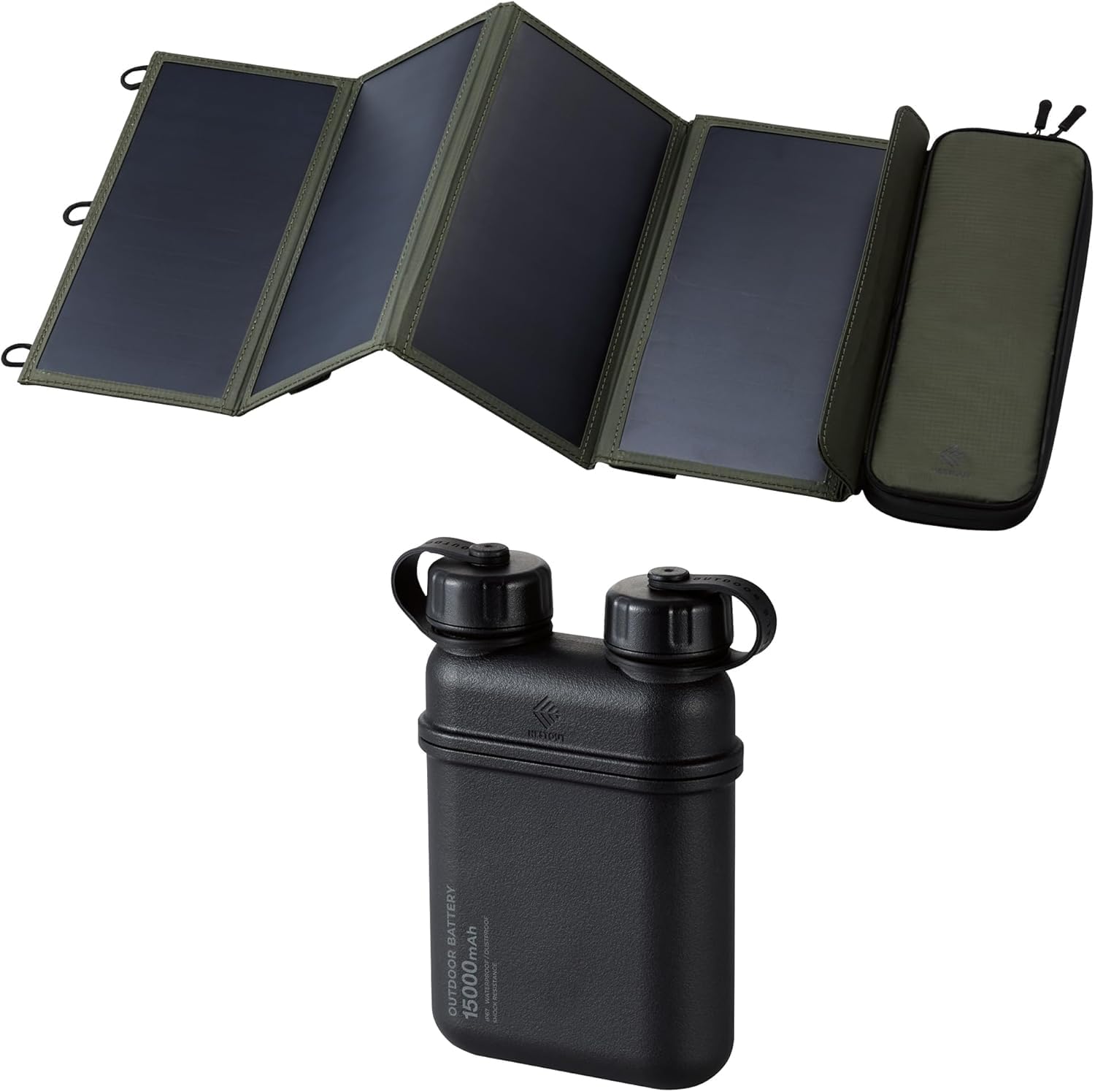 スマホアクセサリー ELECOM NESTOUT SOLAR-1 4PANEL Amazon.com: ELECOM NESTOUT 4-Panel Solar Panel Charger + 15000mAh