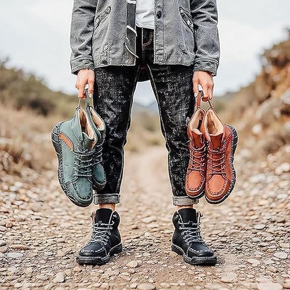 Mens Slip on Shoes, Men's Orthopedic Safety Work Shoes - Protective Toe, Ankle Protection, Waterproof, Non-Slip4