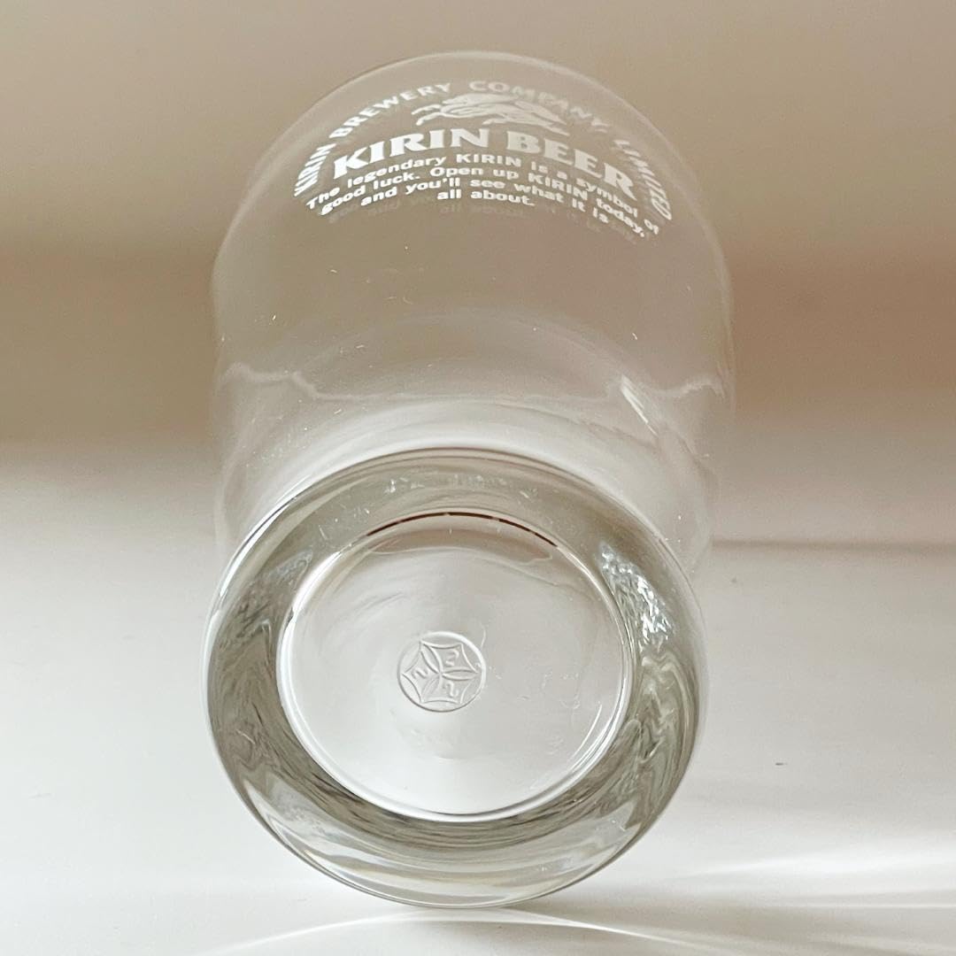 Amazon.co.jp: 昭和レトロキリンビールグラス 10個 ビアタン 麒麟
