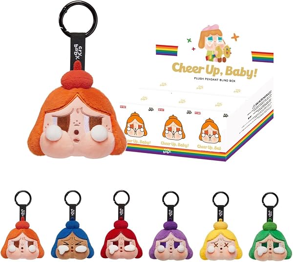 POP MART Crybaby Cheer UP, Baby! Series Plush Doll 1PC,Figuren-Überraschungsbox, Plüschpuppe, Kunst, zufällige Actionfigur, Sammlerstücke - 2