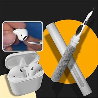 Bluetooth Earbuds Cleaning Pen with Soft Microfiber Brush | Cleaning Brush Kit Washing Anti-clogging | All-round Cleaning ...