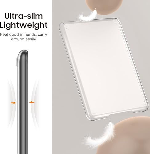 Miniatura 130 de MoKo Funda para Kindle Paperwhite de 6.8" (11ª generación-2021) y Kindle Paperwhite Signature Edition, ultra transparente, suave, flexible, Negro