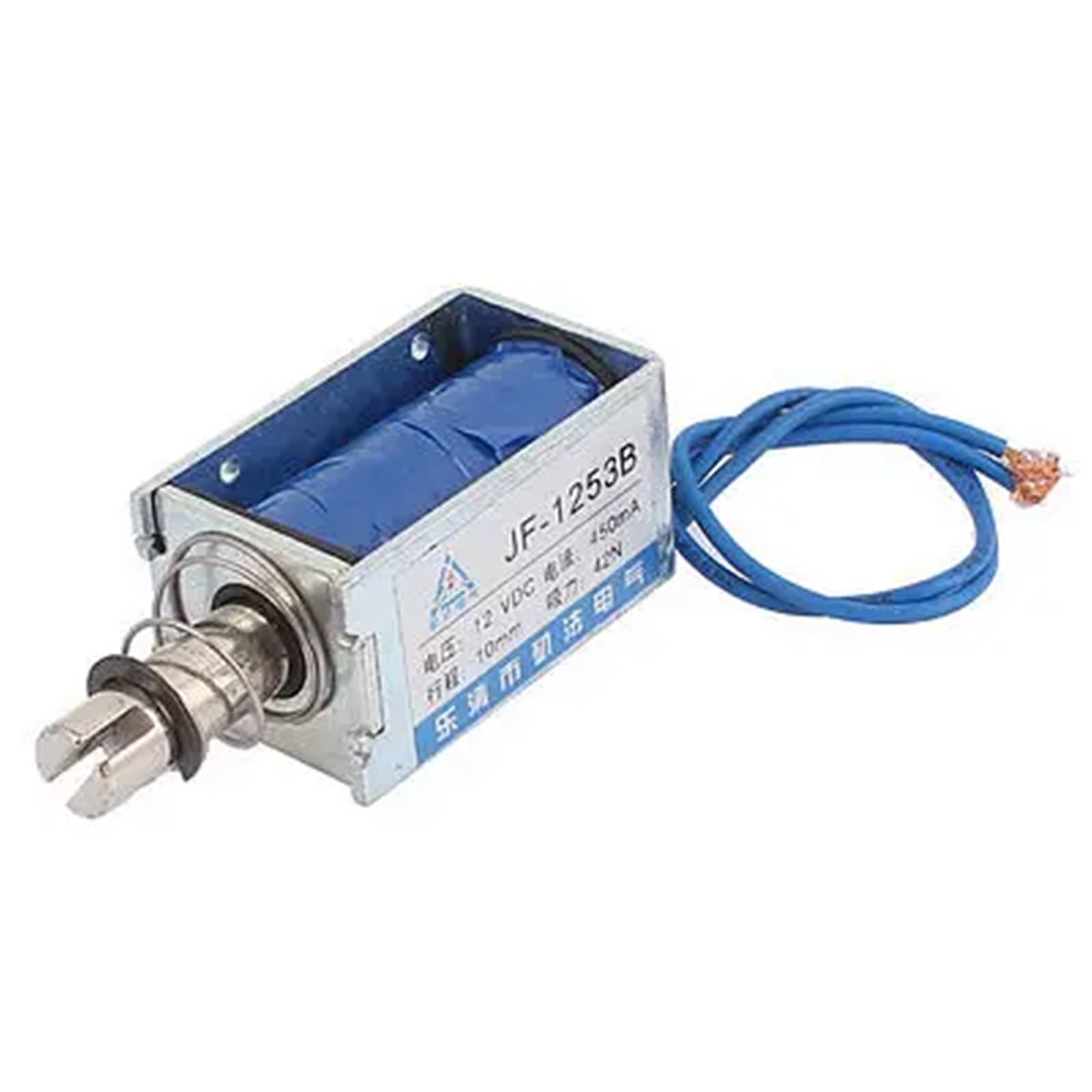 JF-1253B DC12V/DC24V 450mA 10mm 42N Push-Pull elektromagnes elektromagnetyczny DC(DC24V)