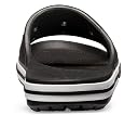 Crocs Unisex Adult Bayaband Slide 205392-066 Black/White M8W10 gallery image