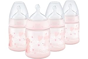 NUK Smooth Flow Anti-Colic Baby Bottle: Advanced Venting System to Reduce Colic
