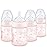 NUK Smooth Flow Anti Colic Baby Bottle, 5 oz, 4 Pack, Pink Bunnies,4 Count (Pack of 1)
