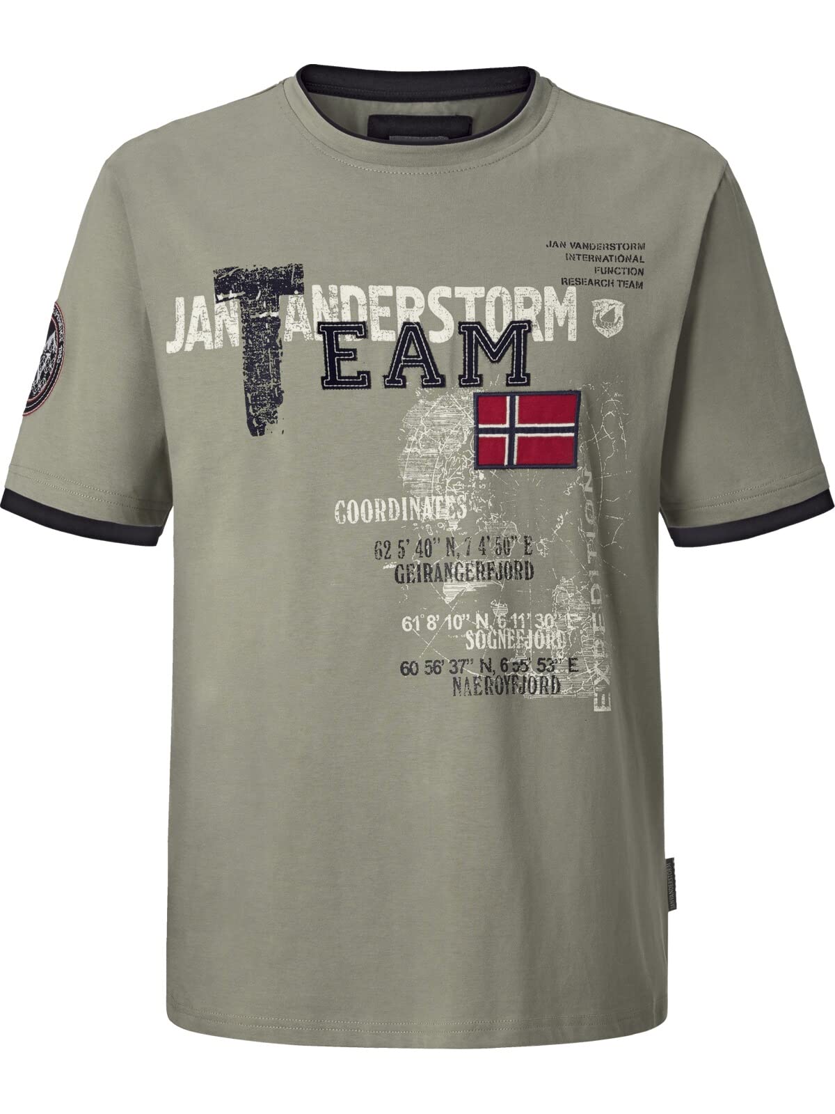Jan Vanderstorm Maglietta a maniche corte da uomo Sölve