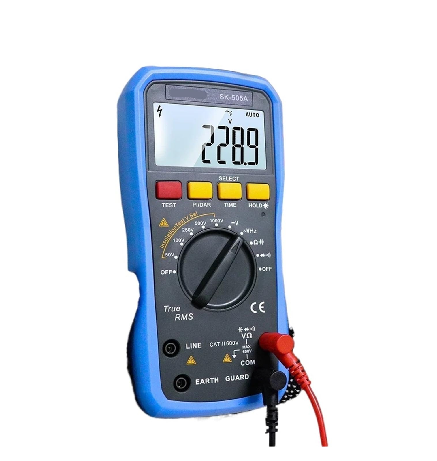 SK-505A Multimetro digitale 2 in 1 Tester di resistenza isolamento 1000 V Voltmetro AC/DC