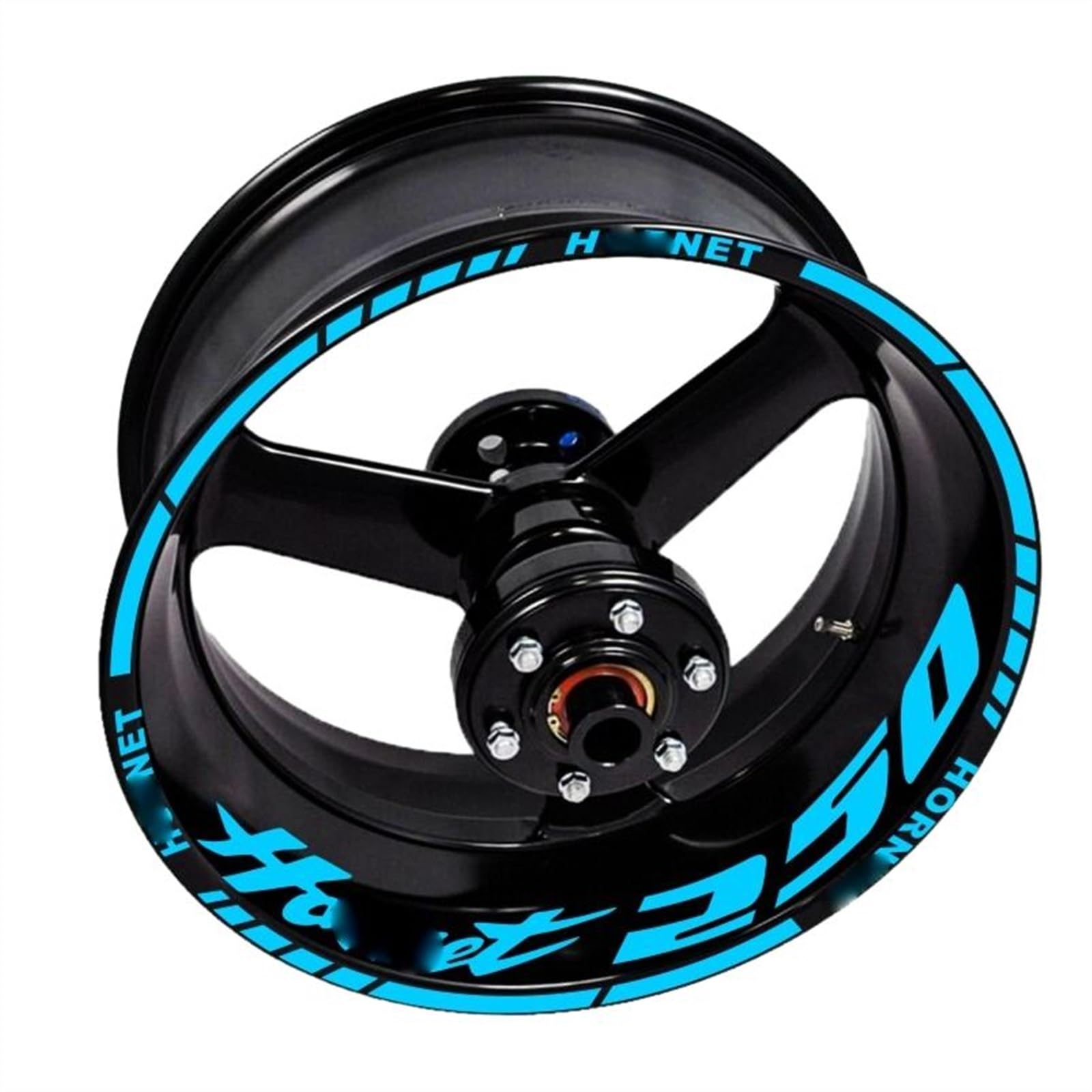 Applique Motorcycle Wheel Stickers for H&ornet for 600 900 250 Rim Decals(A10)