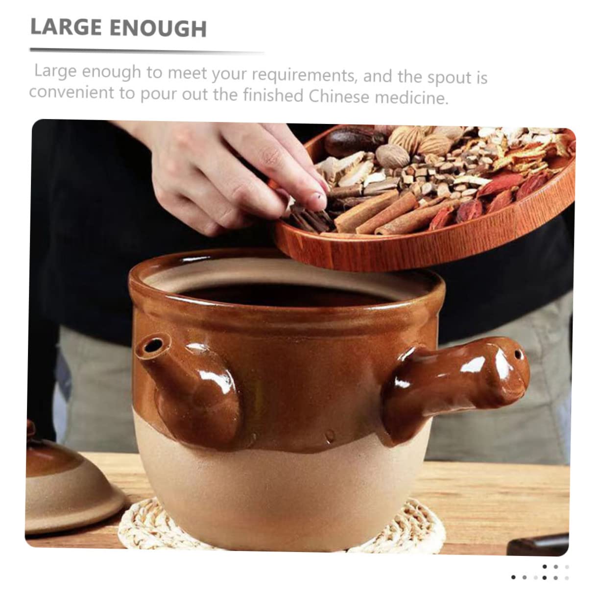 Casseruola in Terracotta per Medicina Cinese da 1, 5