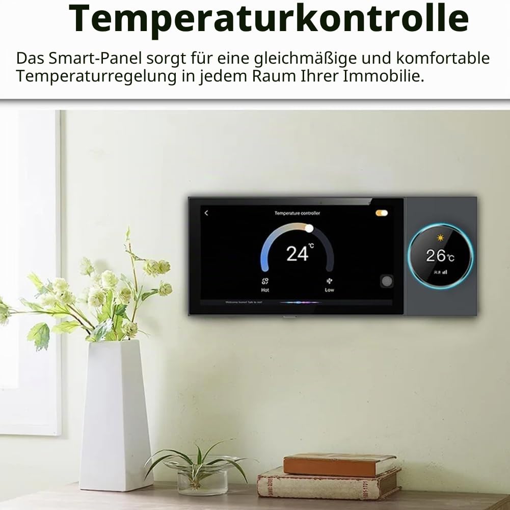 Breeshy Tuya-Panel-Steuerung WLAN-Zigbee-Geräte Tuya Zigbee-Gateway Eingebautes 6-Nspanel Tuya Smart Home-Bedienfeld A