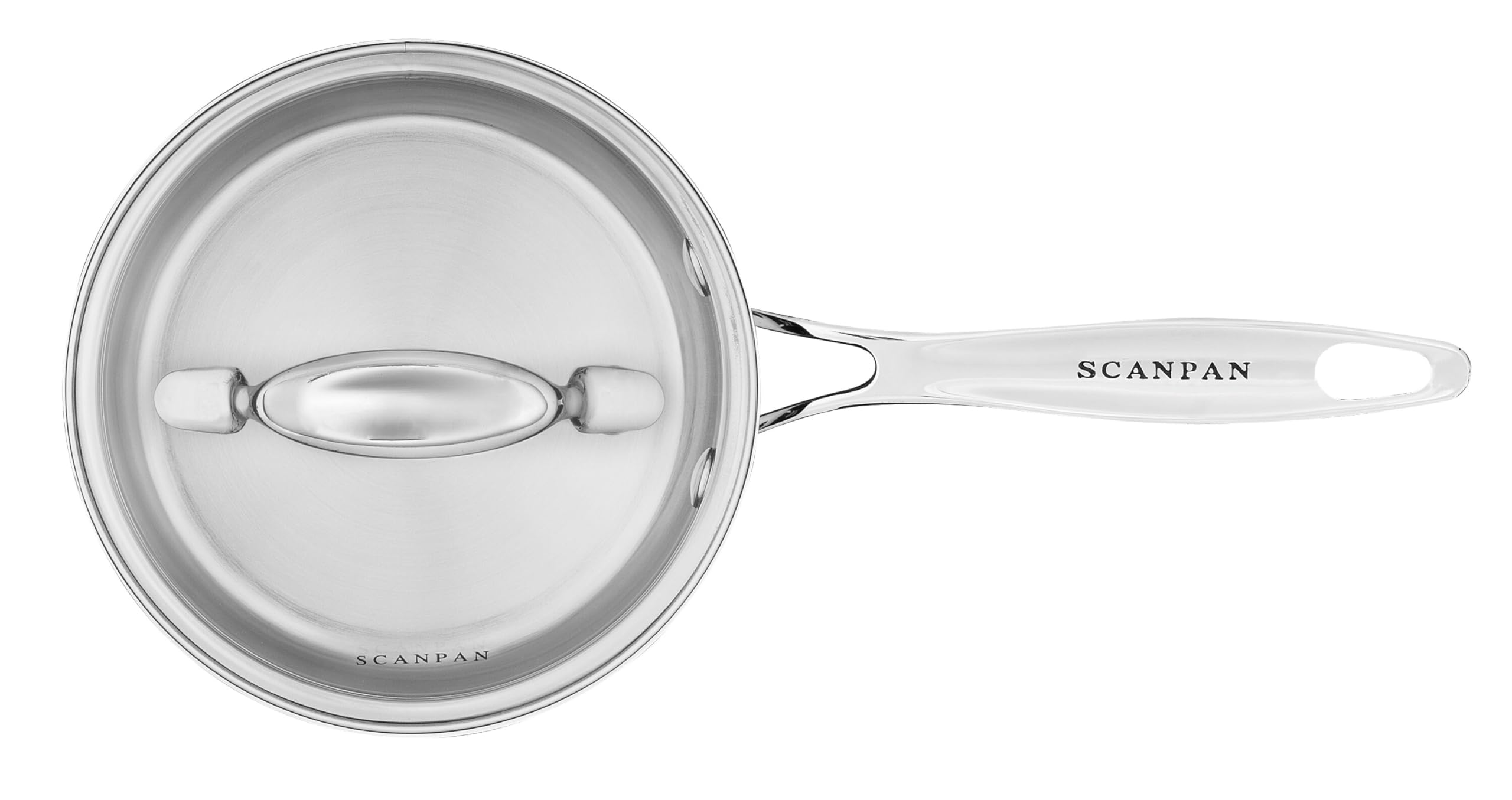 Amazon | SCANPAN Impactふた付き1.2リットル鍋 | SCANPAN | 両手鍋