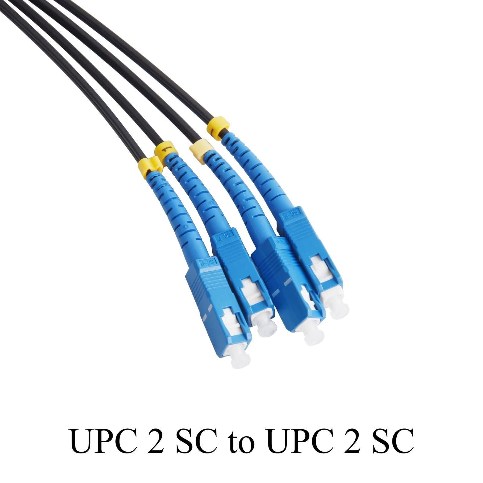 Câble d'extension à fibre optique UPC 2 SC vers 2 SC monomode extérieur 100 M/120 M/150 M/200 M/300 M (300 M)