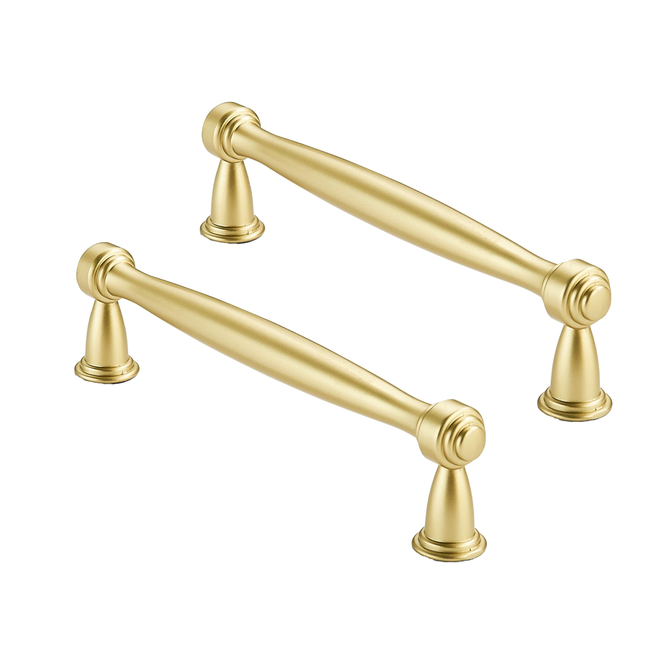 ZAUYX Solid Heavy-Duty 2-Pack 5 Inch Hole Center Antique Gold Cabinet Pulls Hardware is Suitable for Kitchens,cabinets,vanities,Bathroom cabinets