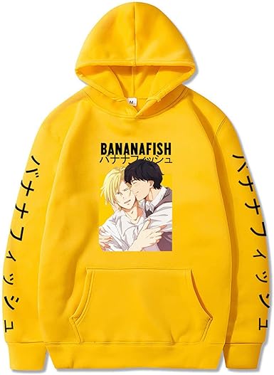 Anime Banana Fish Ash Lynx Eiji Okumura Cosplay Sudadera con Capucha Casual  Sudadera con Bolsillos: Amazon.es: Ropa