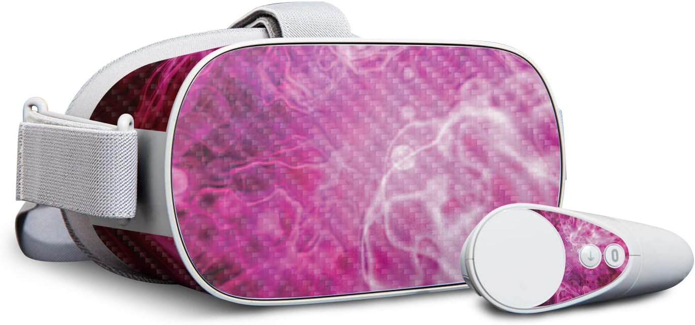 MightySkins Carbon Fiber Skin for Oculus Go - Hard Wired | Protective, Durable Textured Carbon Fiber Finish | Easy to Apply, Remove, and Change Styles | Made in The USA