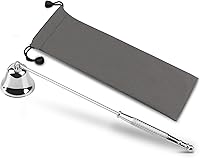 Vista 1 de GOSGOONE - Detector de velas, elegante extintor de velas con mango largo, con bisagras, accesorio para apagar la llama de la vela de forma segura